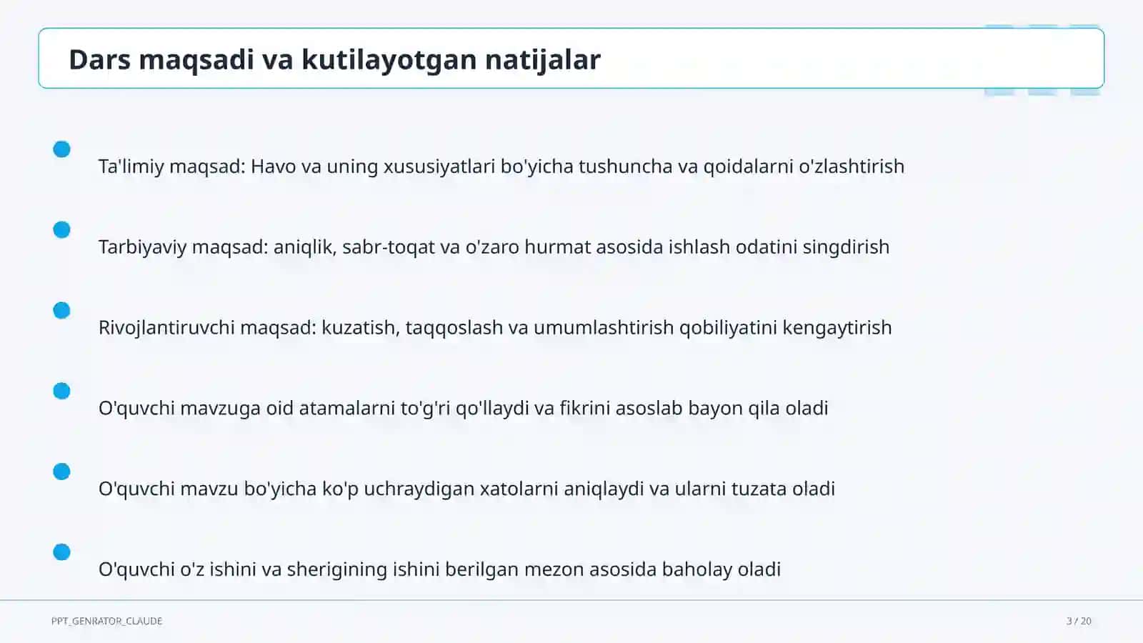 Havo va uning xususiyatlari (2-sinf) 3