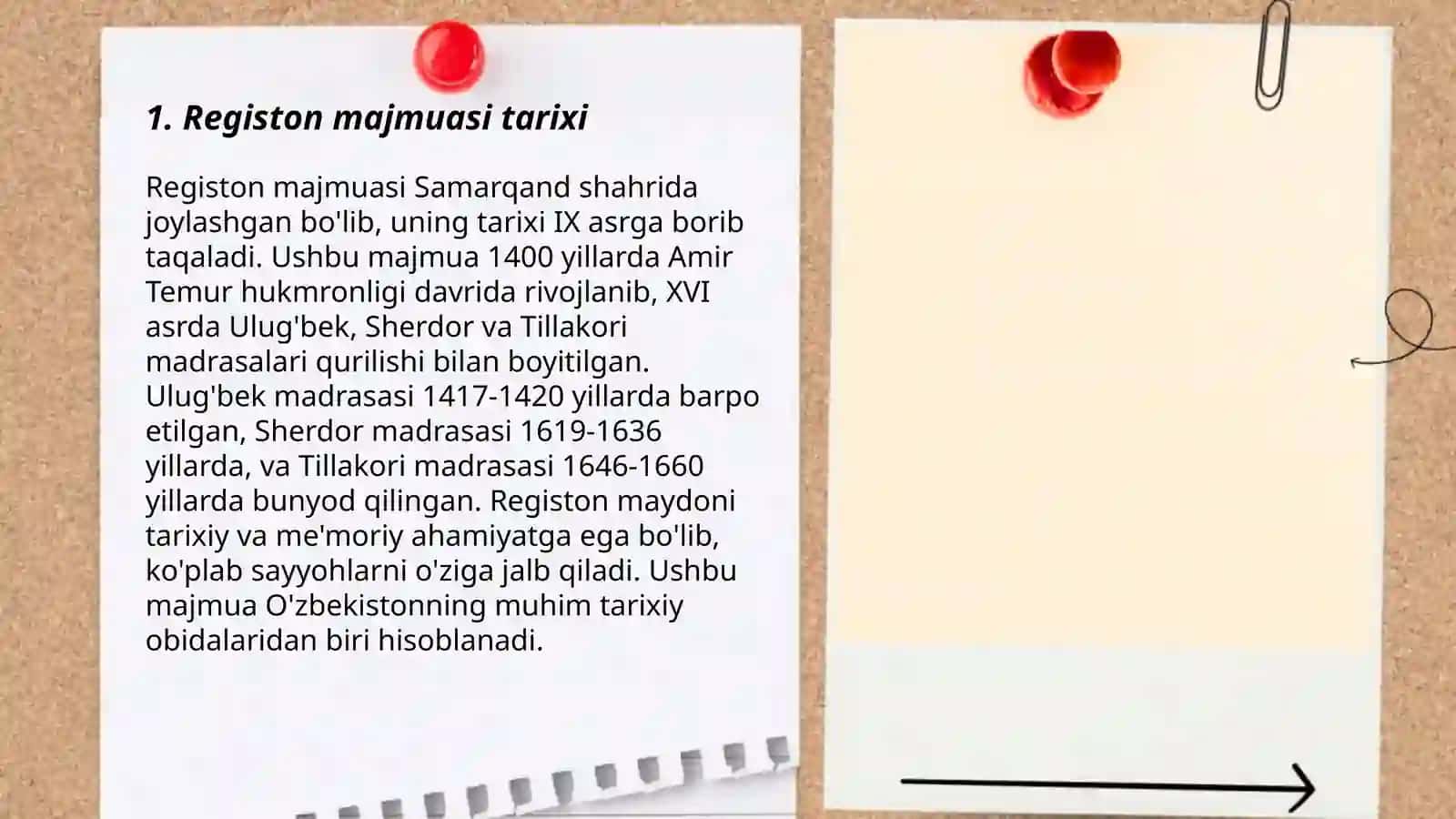 Registon majmuasi tarixi 3