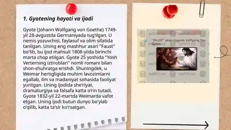 Gyote va uning Faust asari 3