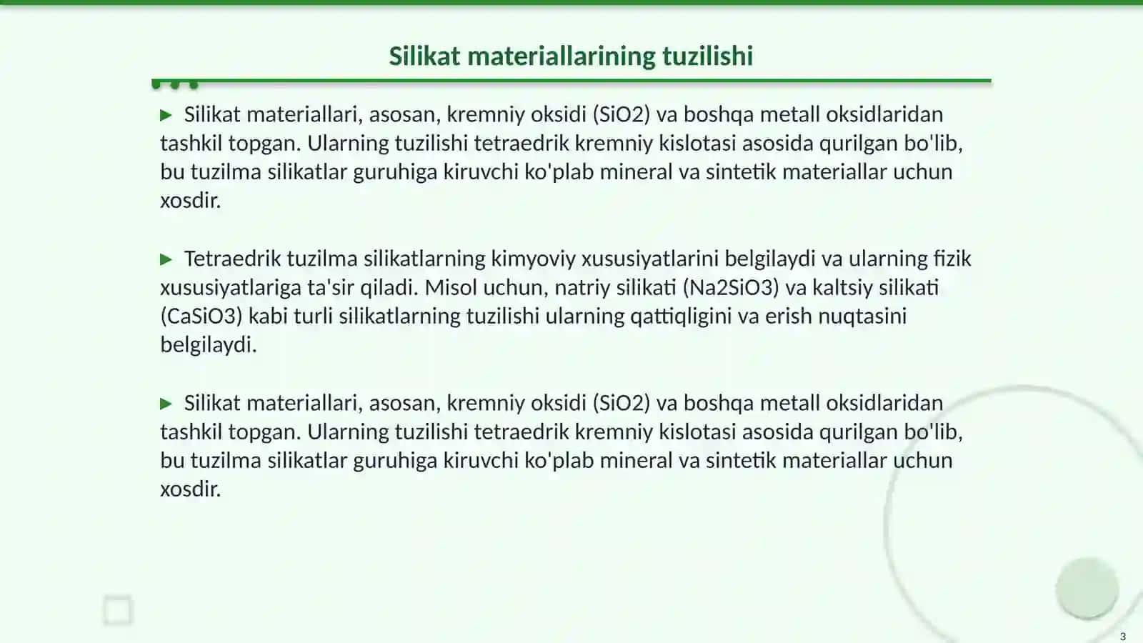 silikat materiallari fizik kimyosi 3