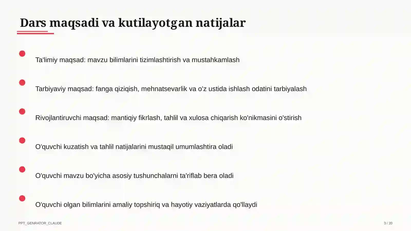 Matematika (1–4) — metodik birlashma uchun 3