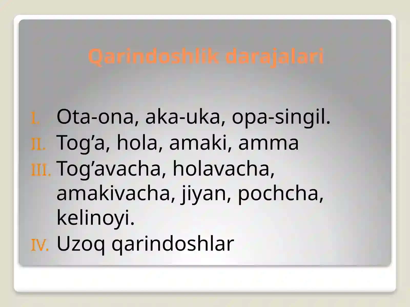 Qarindoshlar o'rtasidagi nikohning salbiyoqibatlari 3