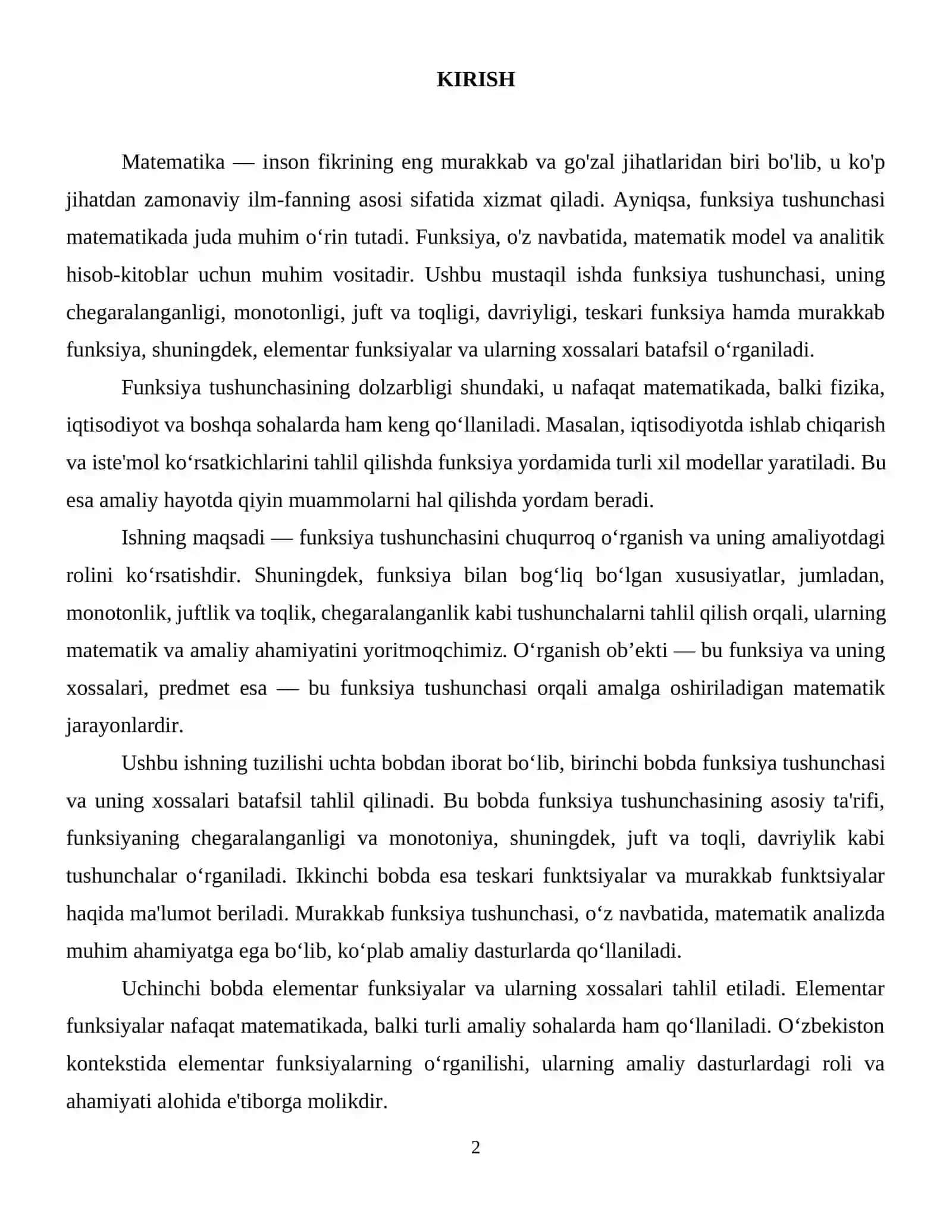 HAQIQIY SON TUSHUNCHASI. SONLI TO‘PLAMLAR. SONLAR KETMA-KETLIGINING LIMITI. YAQINLASHUVCHI KETMA-KETLIKLARNING XOSSALARI 3