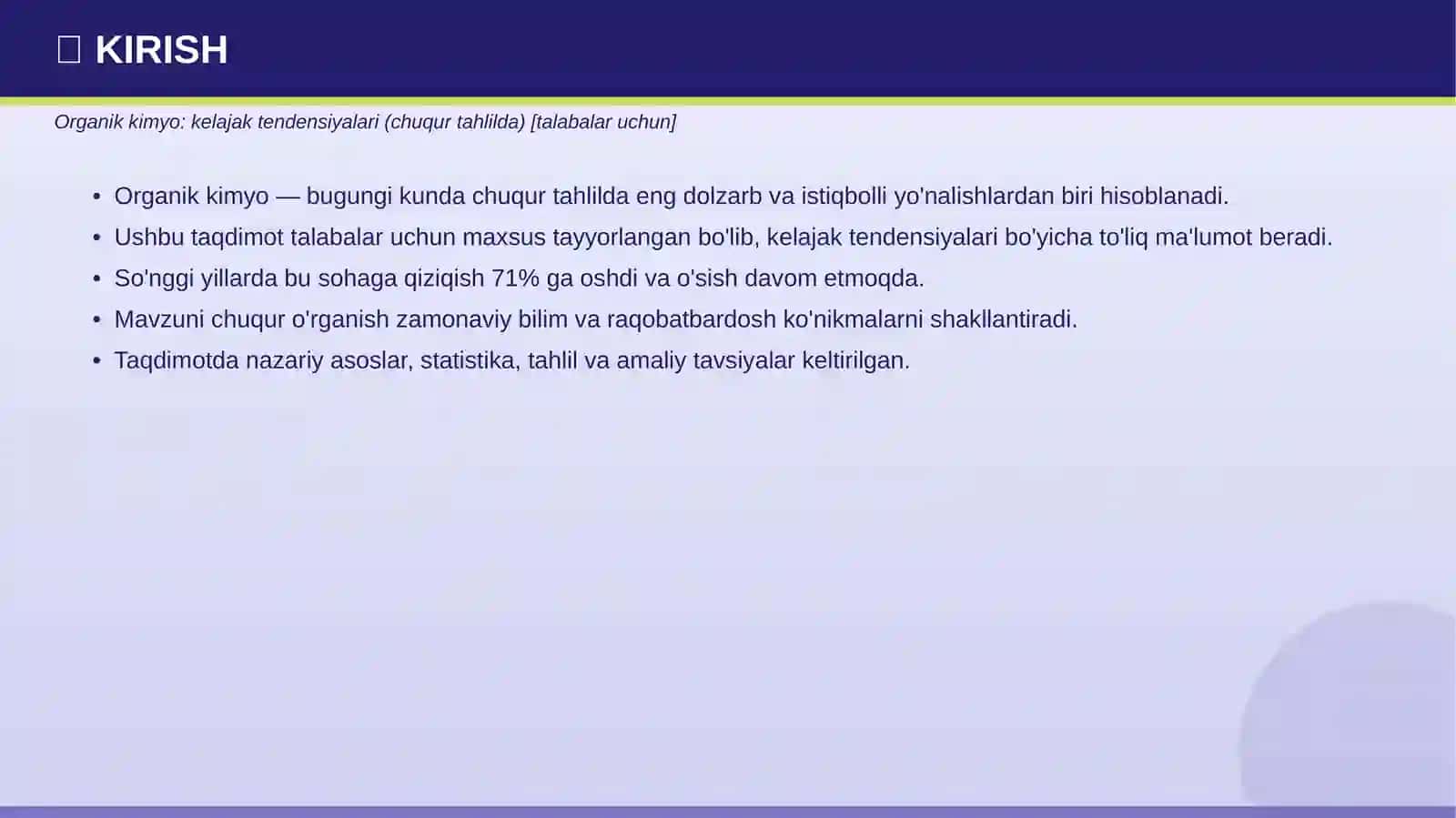Organik kimyo: kelajak tendensiyalari (chuqur tahlilda) [talabalar uchun] 3