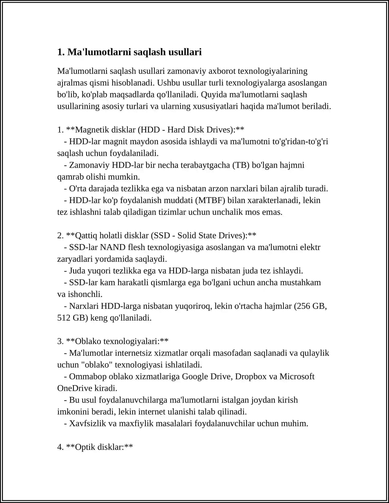 Magnetik disklar (HDD - Hard Disk Drives) 3