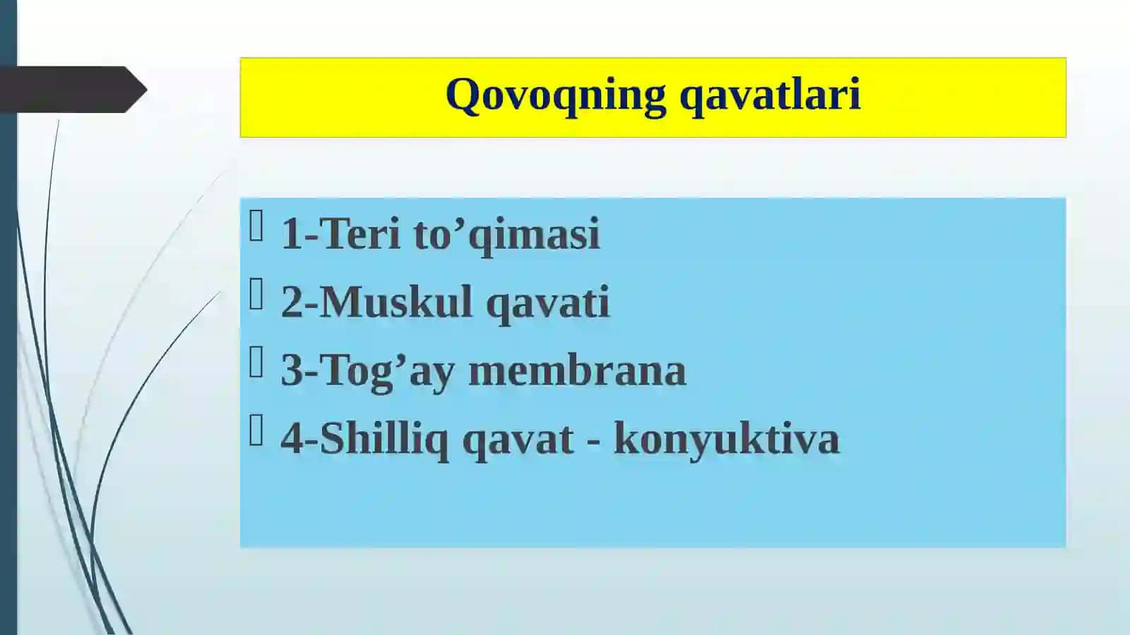 Qovoqning tug’mava ortirilgan kasalliklari 3