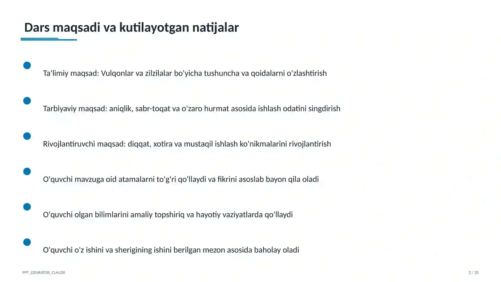 Vulqonlar va zilzilalar (5-sinf) 3