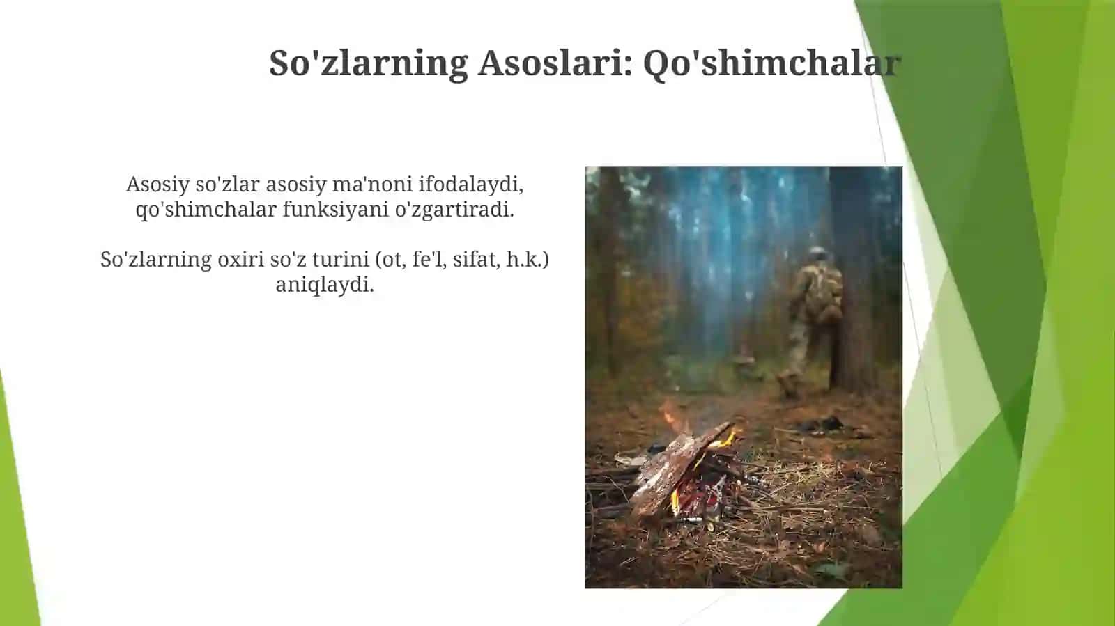 So'zning asoslari va qo'shimchalari 3