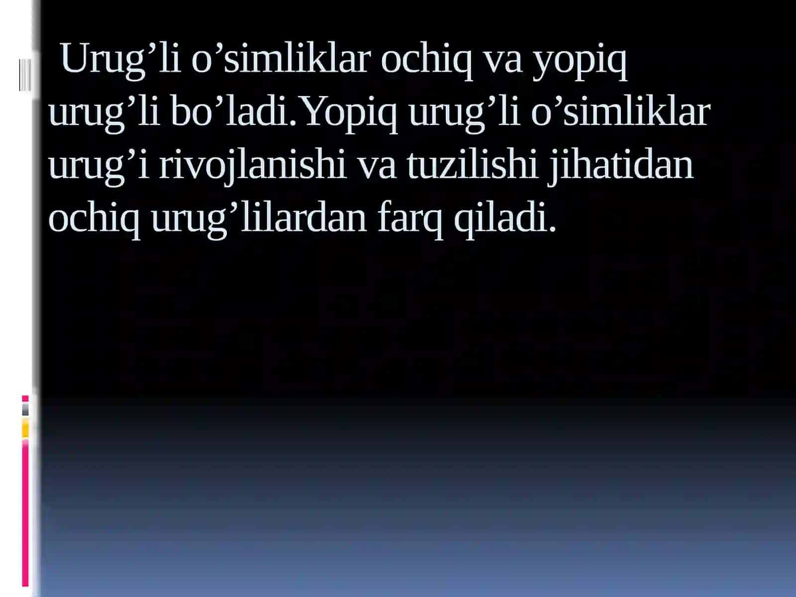 Urug'larning morfologik tuzilishi va tiplari 3