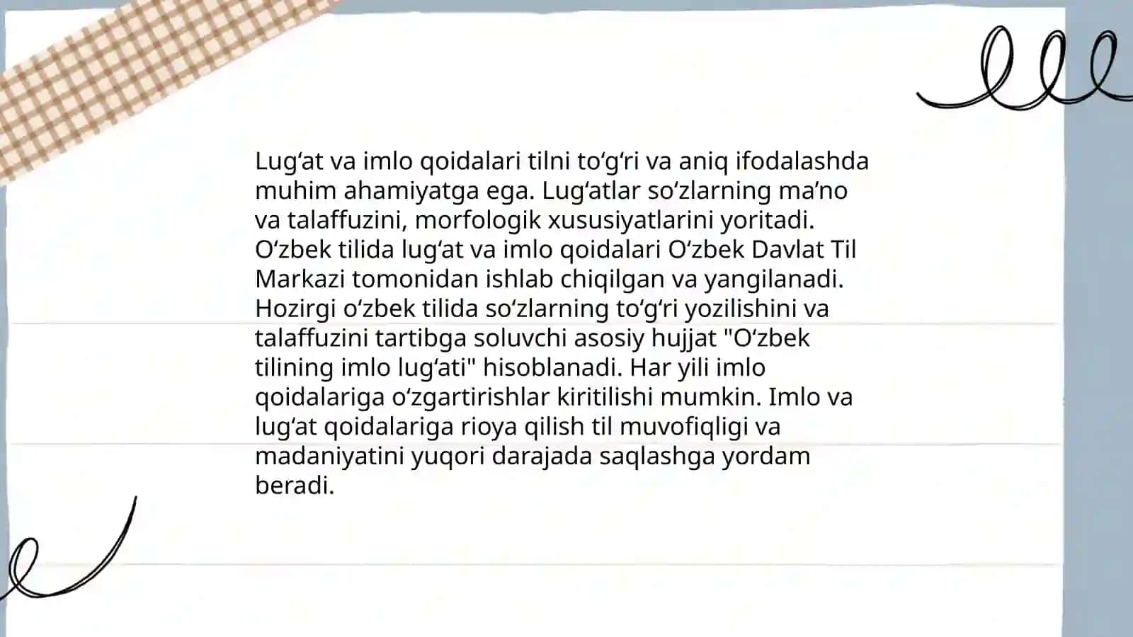 Lug‘at va imlo qoidalari 3