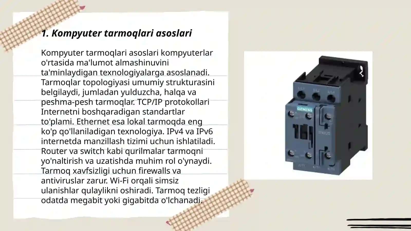Kompyuter tarmoqlari asoslari 3