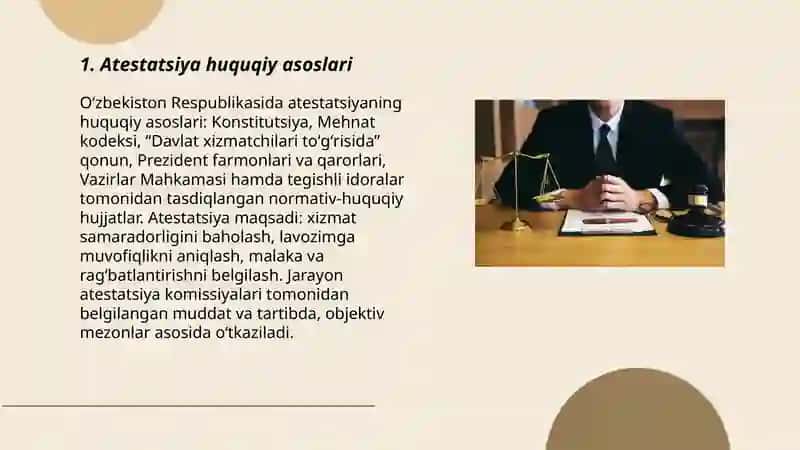 Davlat xizmatchilarini atestatsiyadan o'tqazish, xizmat bo'yicha harakatlanishi va rotatsiya qilish tartibi 3
