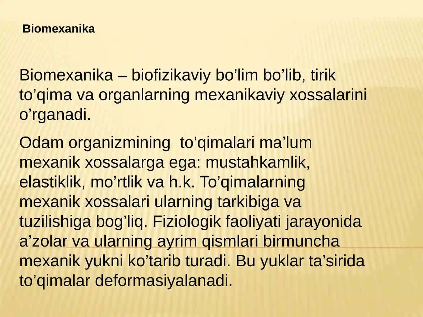 Biomexanika 3