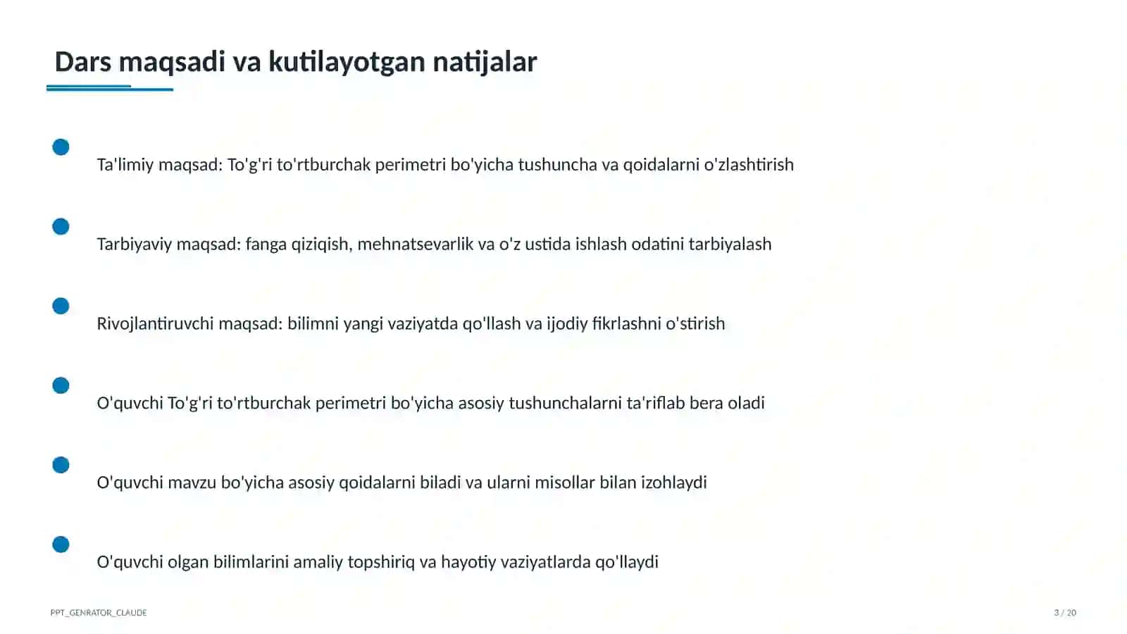 To'g'ri to'rtburchak perimetri (2-sinf) 3