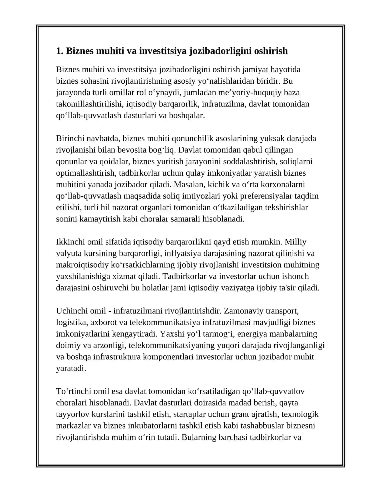 JAMIYAT HAYOTIDA BIZNES SOHASINI RIVOJLANTIRISH 3