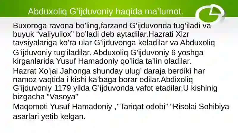 Abduxoliq G’ijduvoniy 3