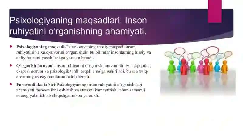 Psixologiya fanining maqsad va vazifalari 3