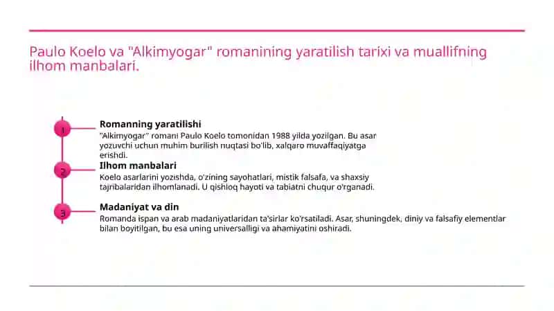 Paulo Koelo va "Alkimyogar" romani 3