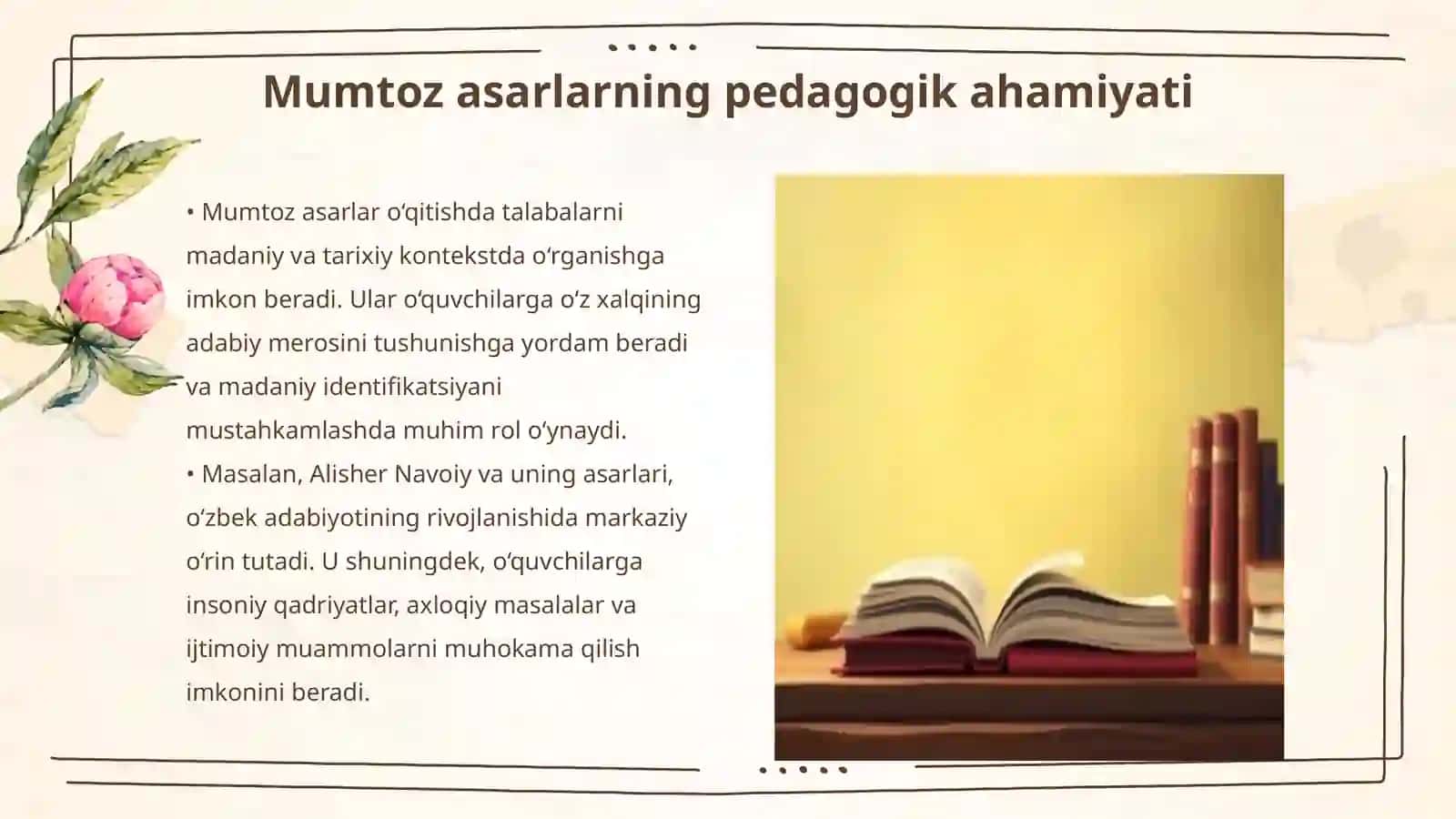 Mumtoz asarlarni sharhlab o‘qitish texnikasi 3