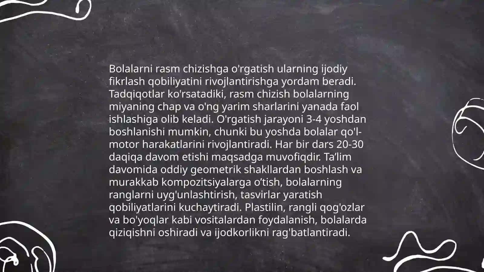 Bolalar faoliyati yoʻnalishlari 3