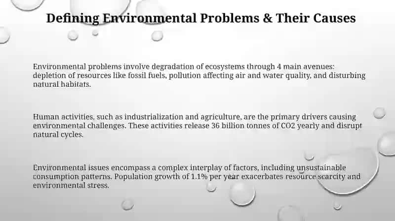 Understanding Environmental Problems: Scope and Impact 3