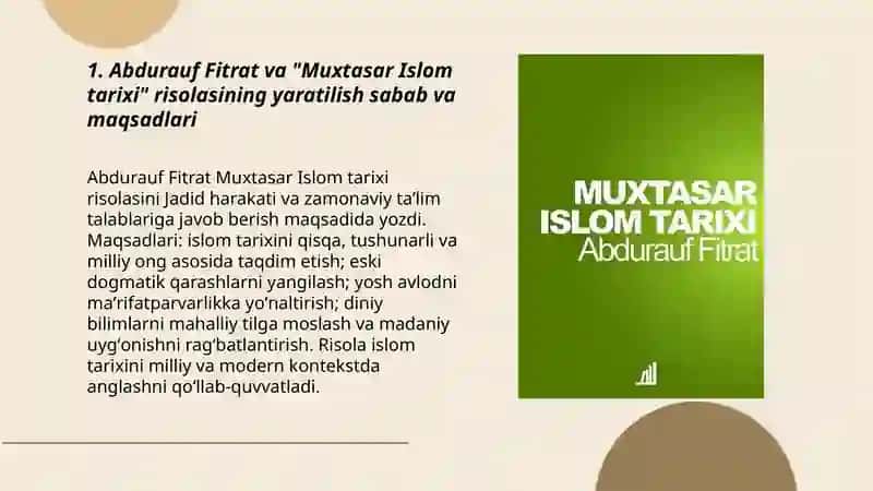 Muxtasar Islom tarixi 3