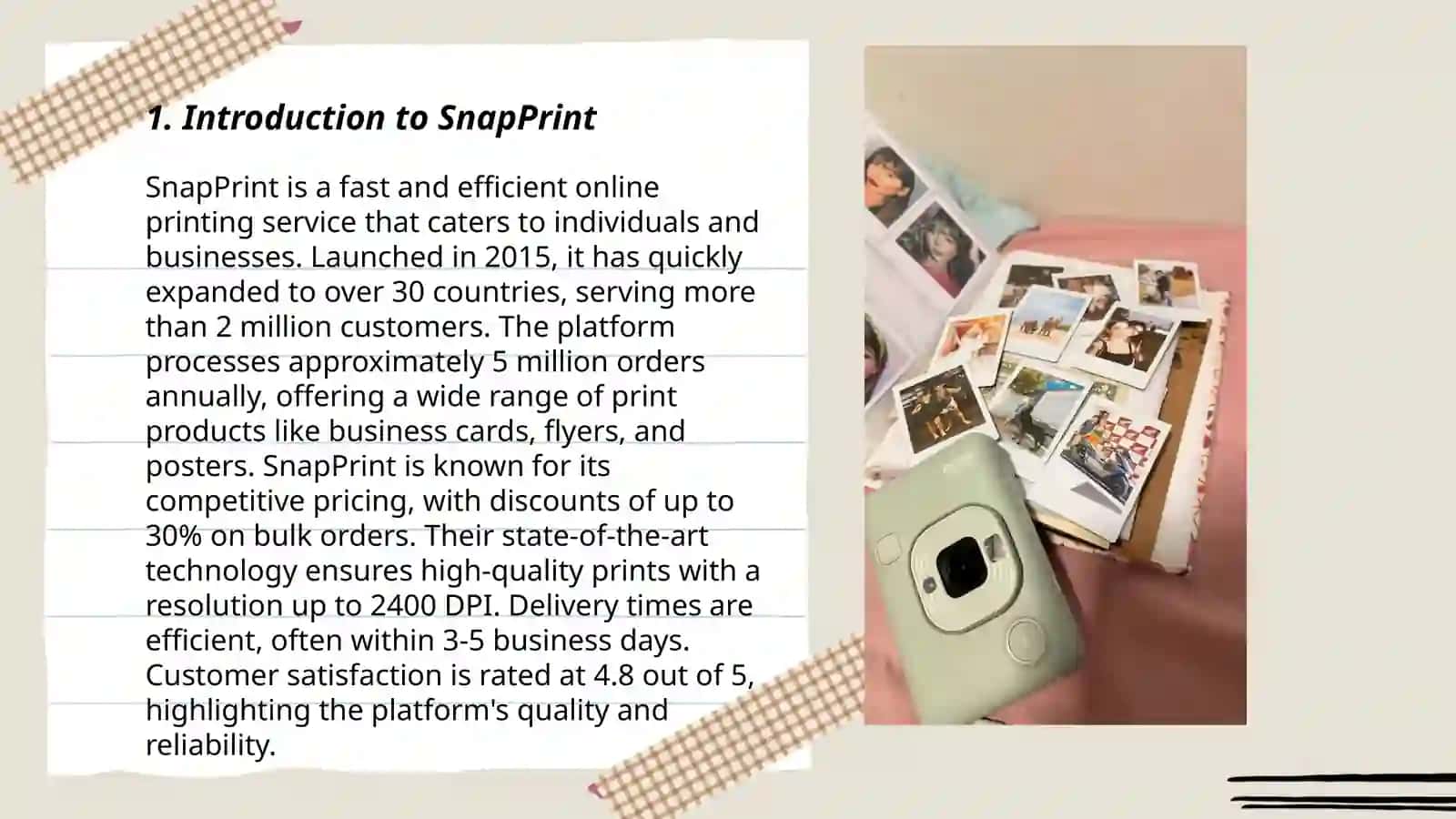 SnapPrint Startup Presentation 3