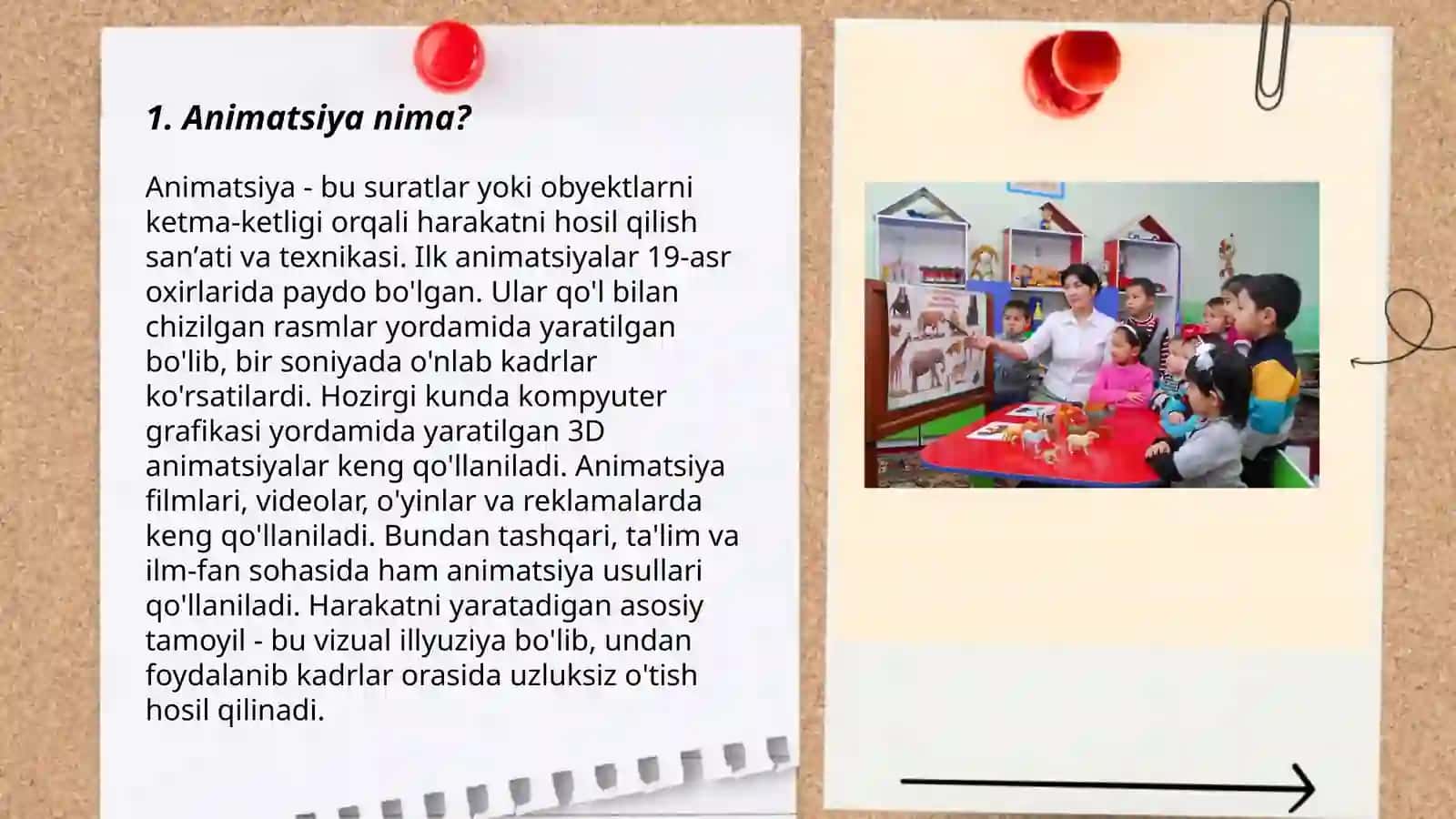 Maktabgacha yoshdagi bolalarni animatsiyalar yaratishga o‘rgatish 3