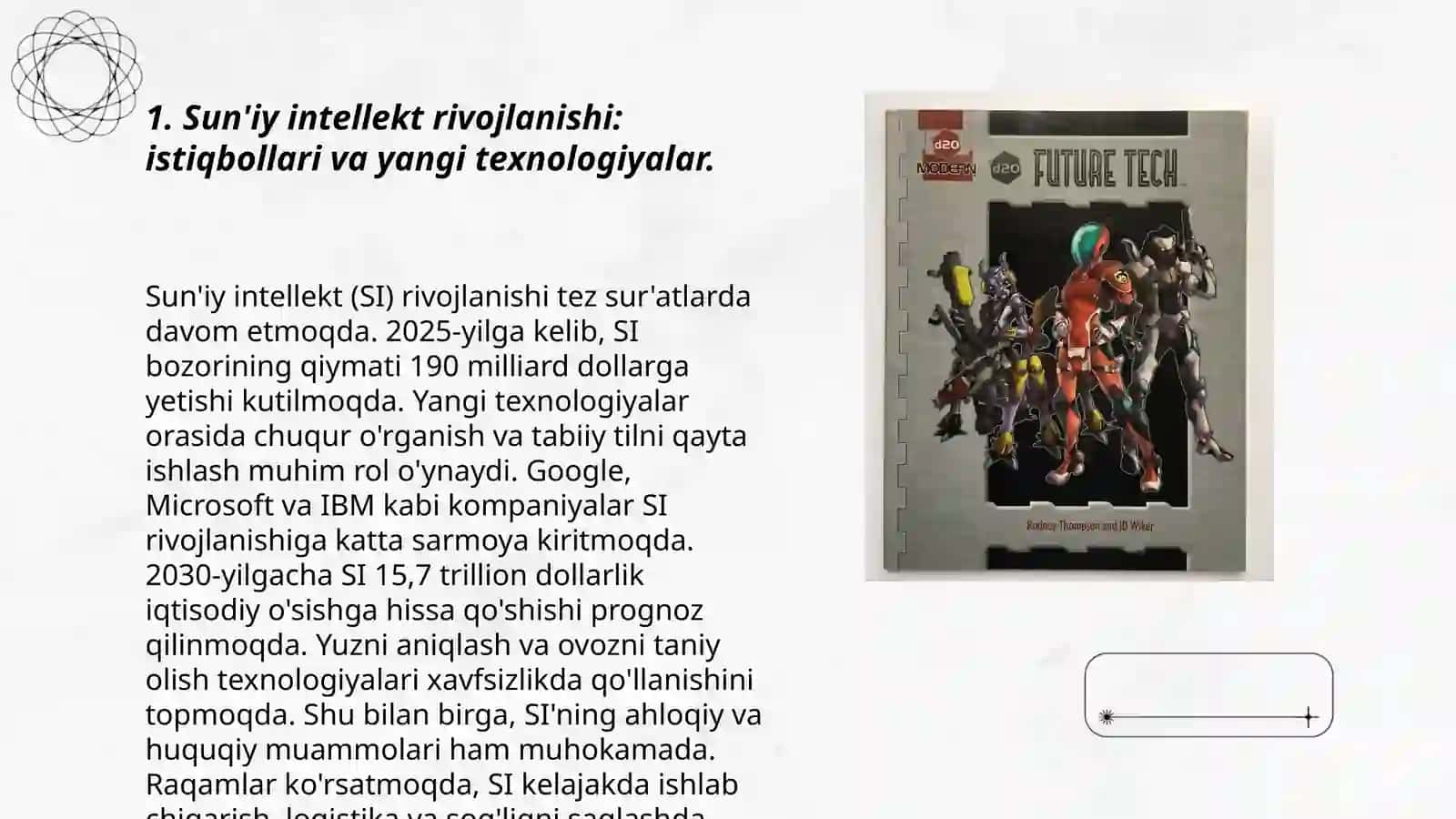 Sun'iy intellekt rivojlanishi: istiqbollari va yangi texnologiyalar 3