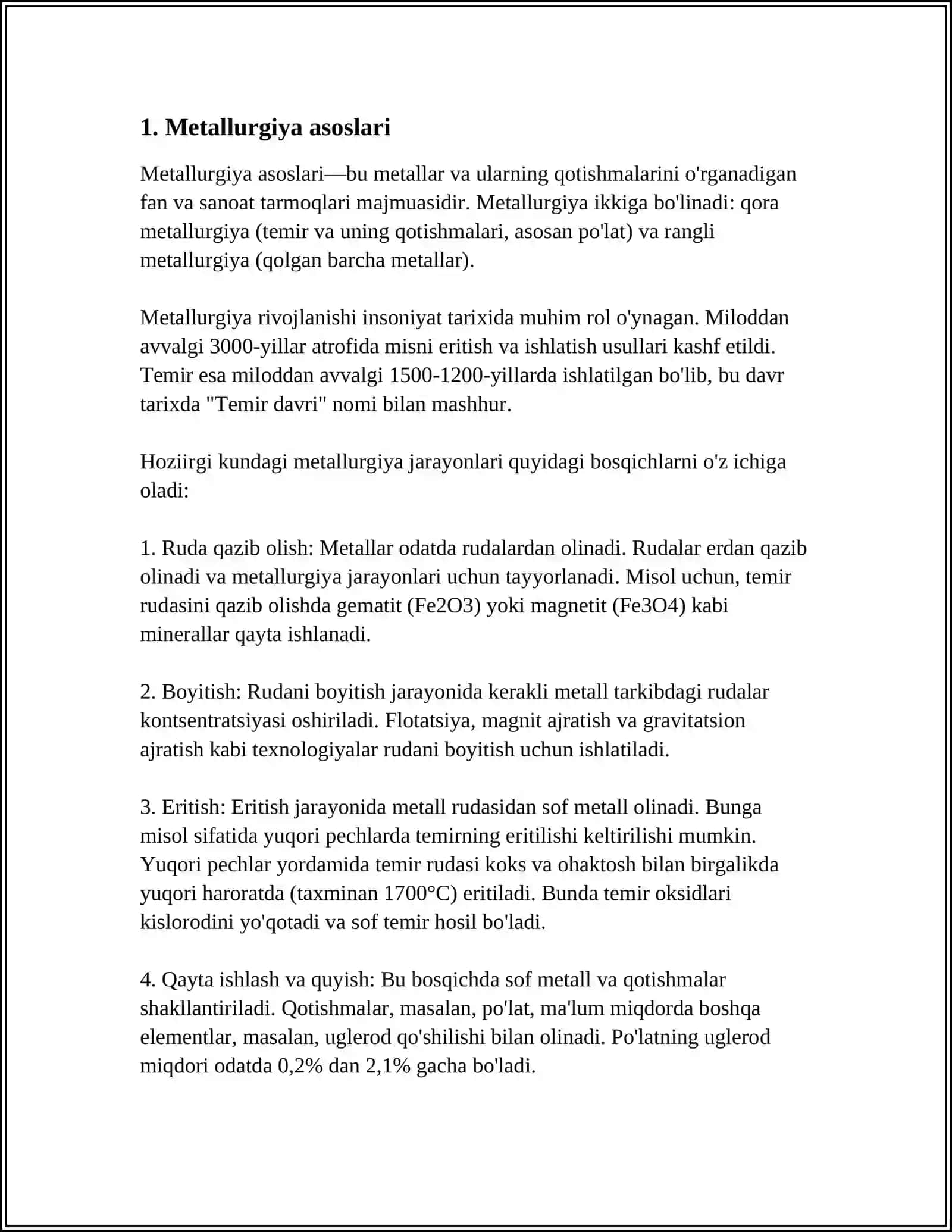 METALLURGY VA ULARNING NITRID BIRIKMALARI 3