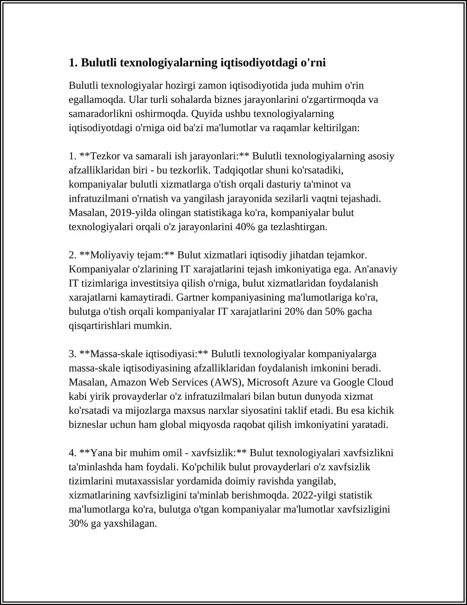 IQTISODIYOTDA BULUTLI TEXNOLOGIYALARINING O'RI VA AHAMIYATI 3