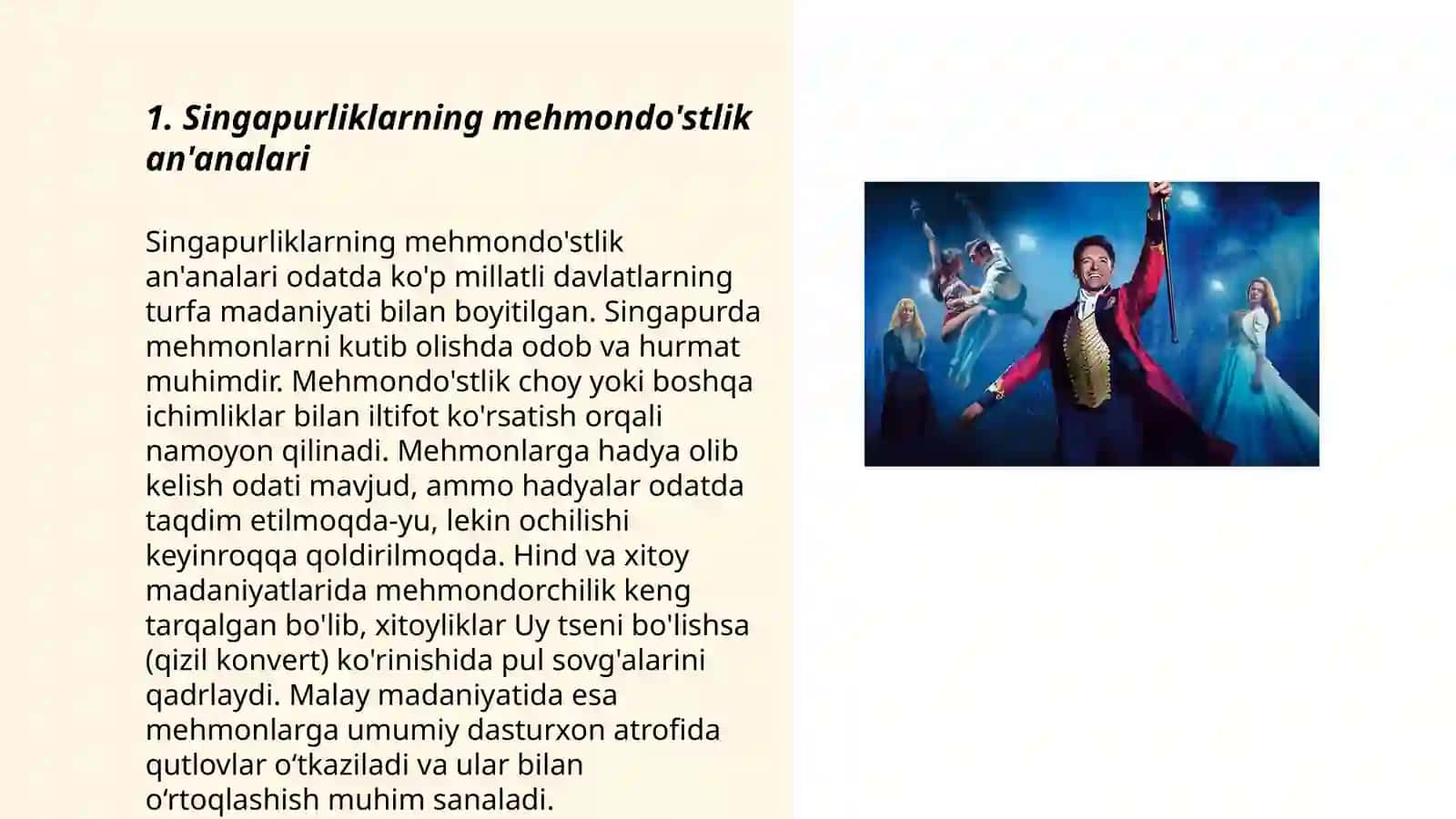 Singapur xalqini mexmondostligi haqida va ular boshqa shaharga borganda oʻzlarini qanday tutishadi 3