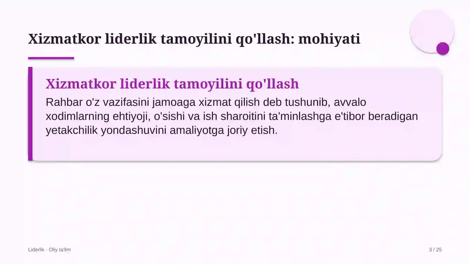 tizim integratorlarida xizmatkor liderlik tamoyilini qo'llash 9216 3