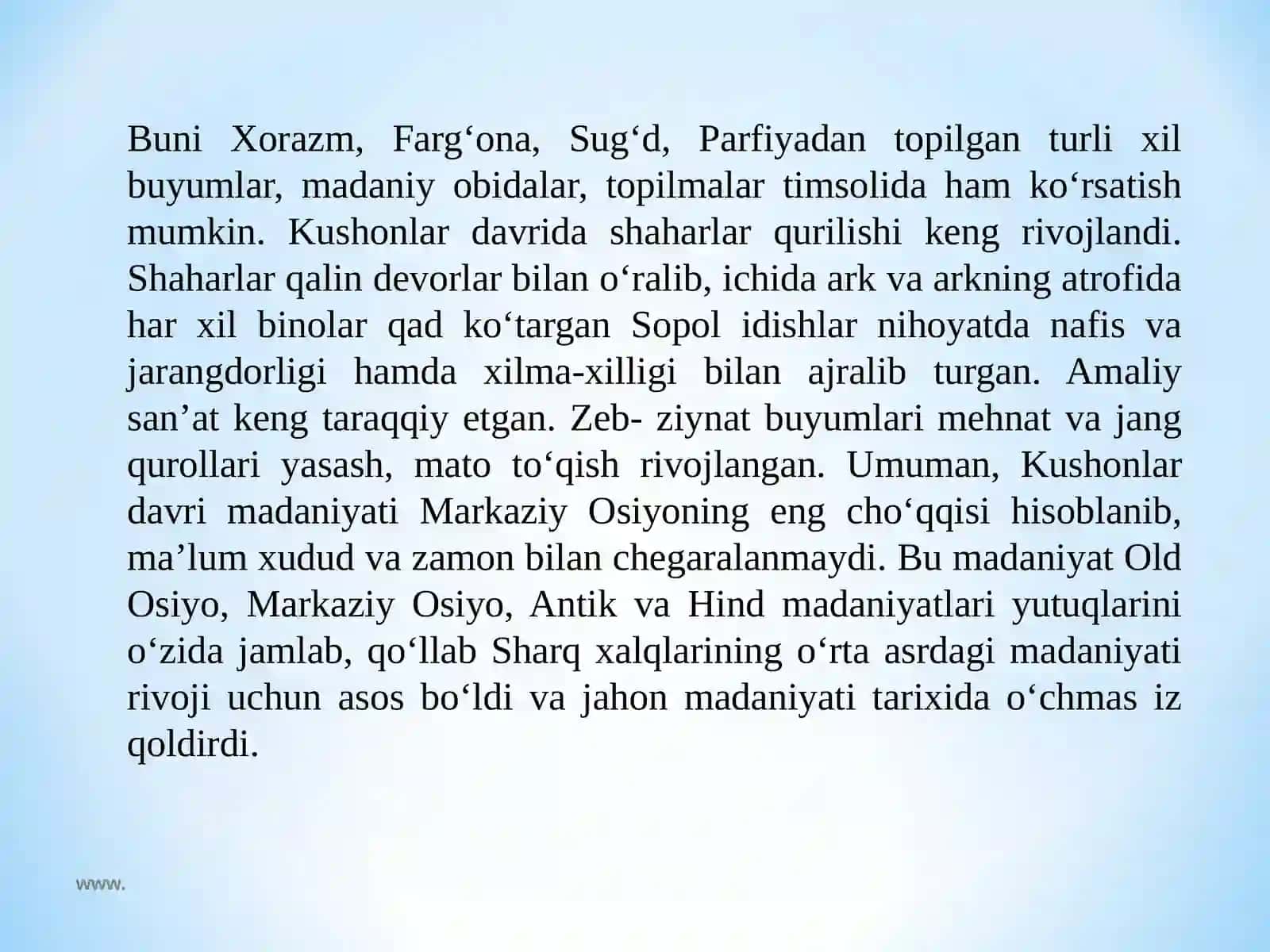 Sharq va g’arb uyg’onish davri madaniyati 3