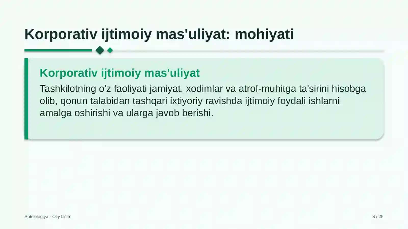 Farmatsevtika sanoatida korporativ ijtimoiy mas'uliyat 3