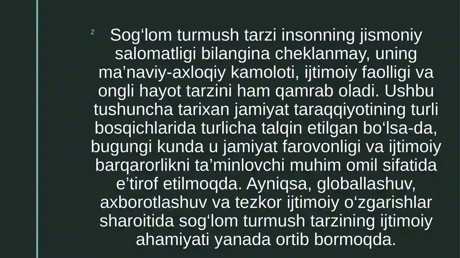 Sogʻlom turmush tarzining ijtimoiy psixologik jihatlari 3