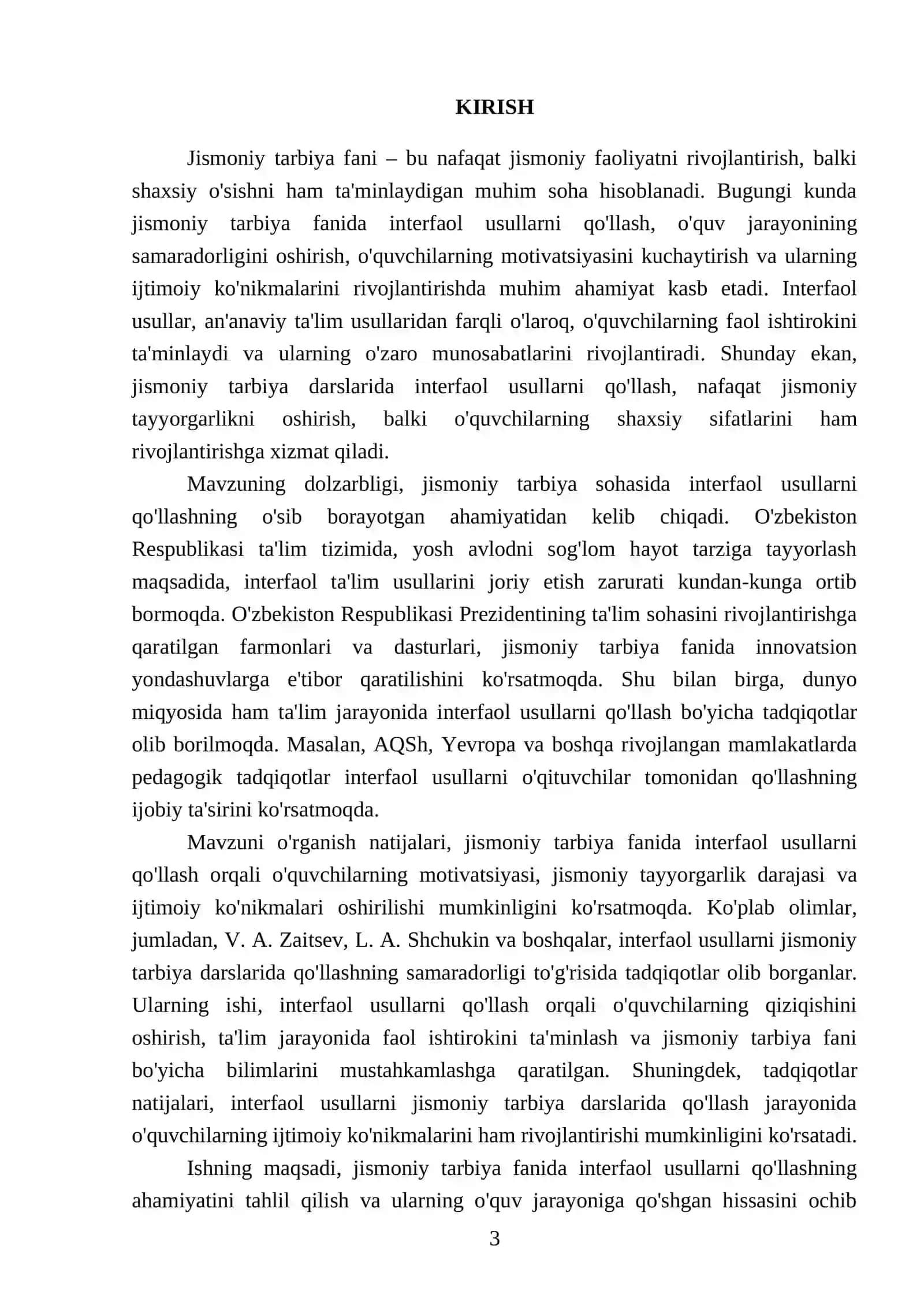Interfaol usullar 3
