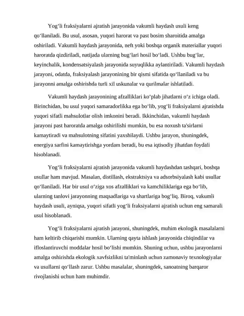 Yogʻli fraksiyalar va ularning ahamiyati 3