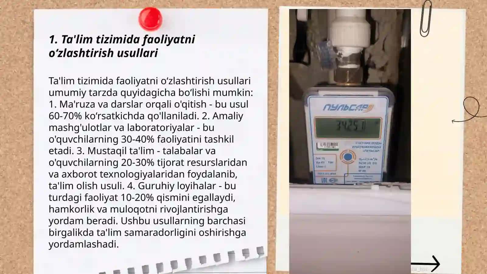 Faoliyatning oʻzlashtirilishi va malakalarni egallash 3