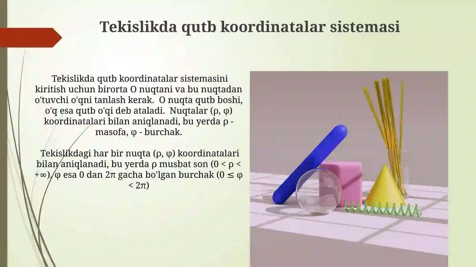 Vektorning turli massalarga tatbiqlari 3
