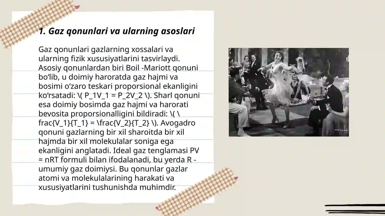 Gaz qonunlari va ularning asoslari 3