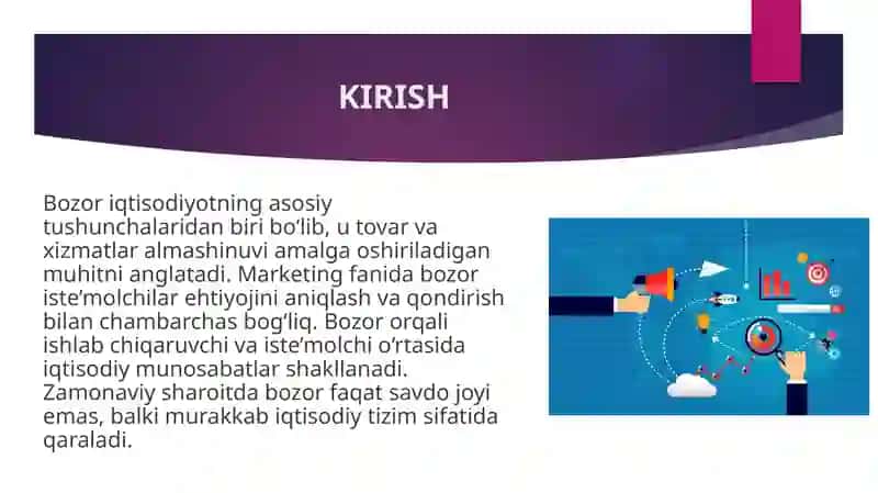 Bozor va bozor turlari 3