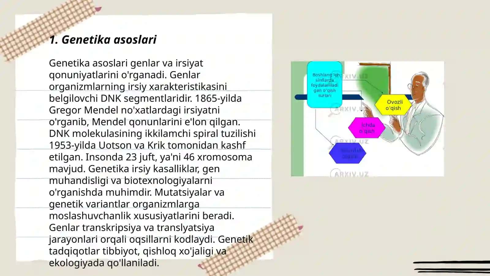 Biologiyadan amaliy faolyatda foydalanish uchun elektron resurslar katologini shakllantirish 3
