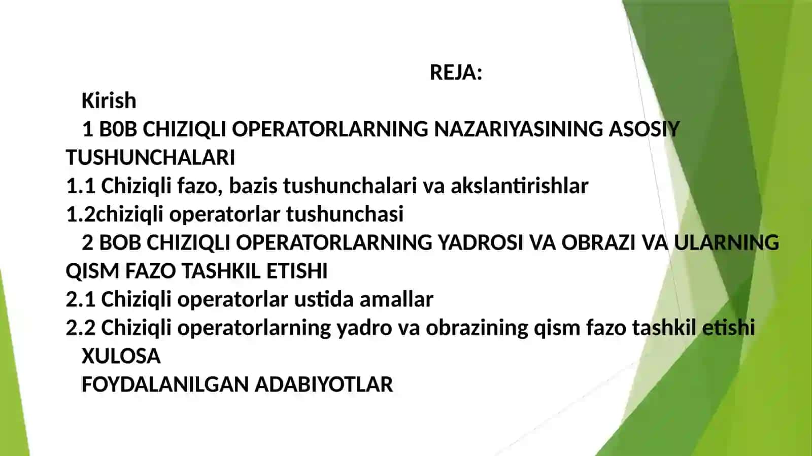 Algebra Kurs Ishi 3