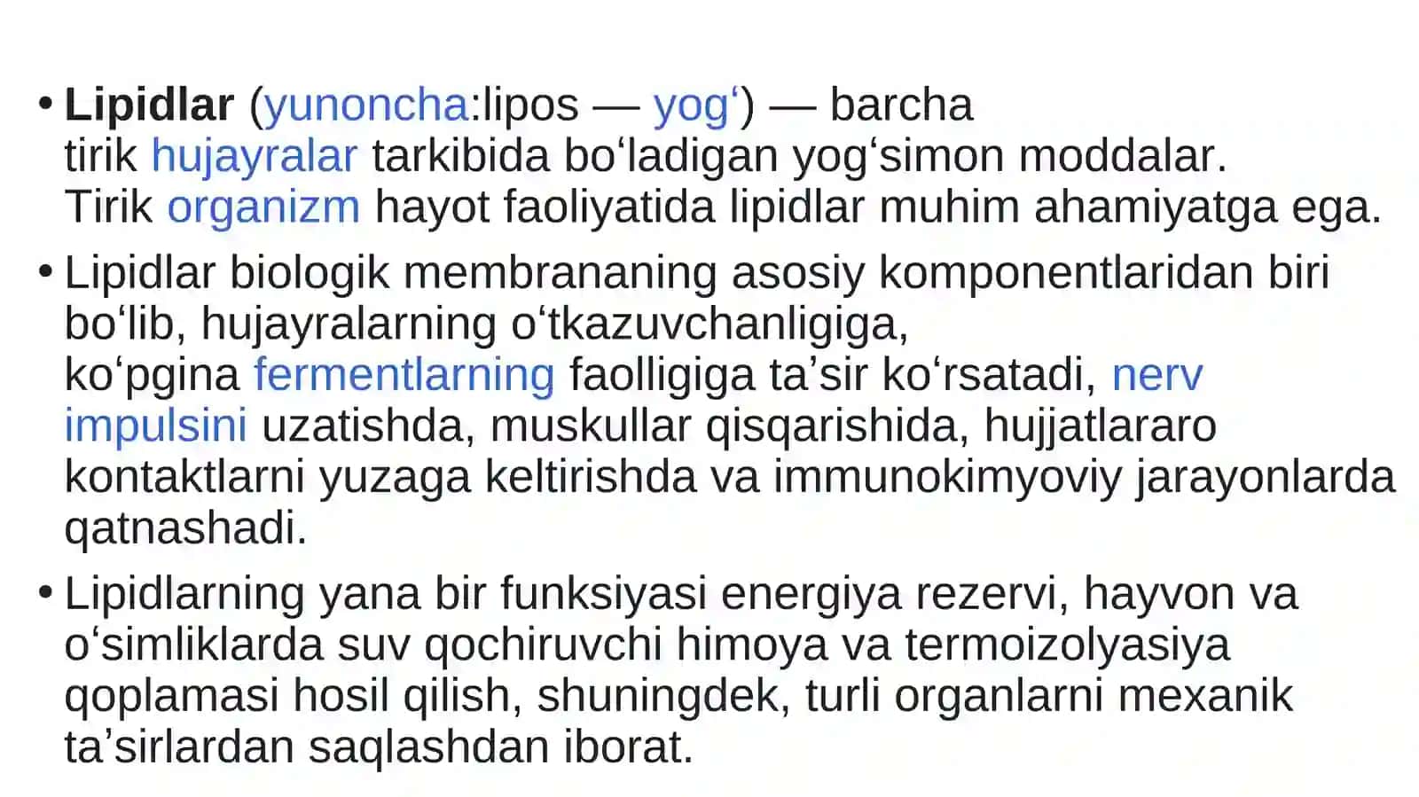 Lipidlar.Sovunlanuvchilipidlar 3