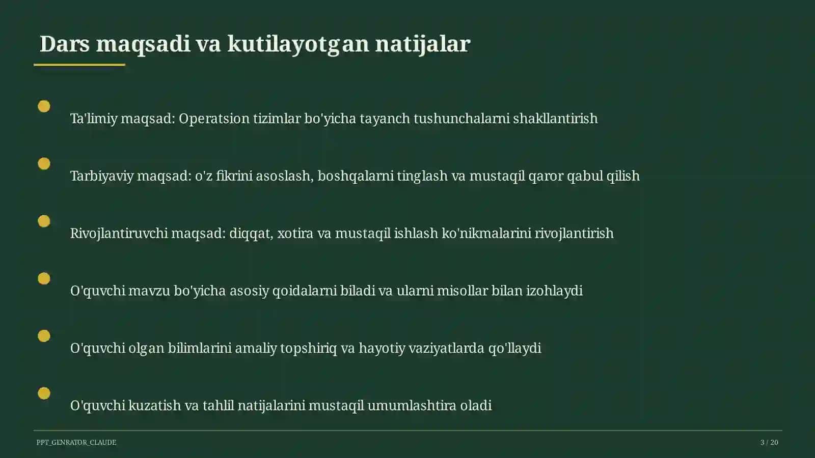 Operatsion tizimlar (6-sinf) 3