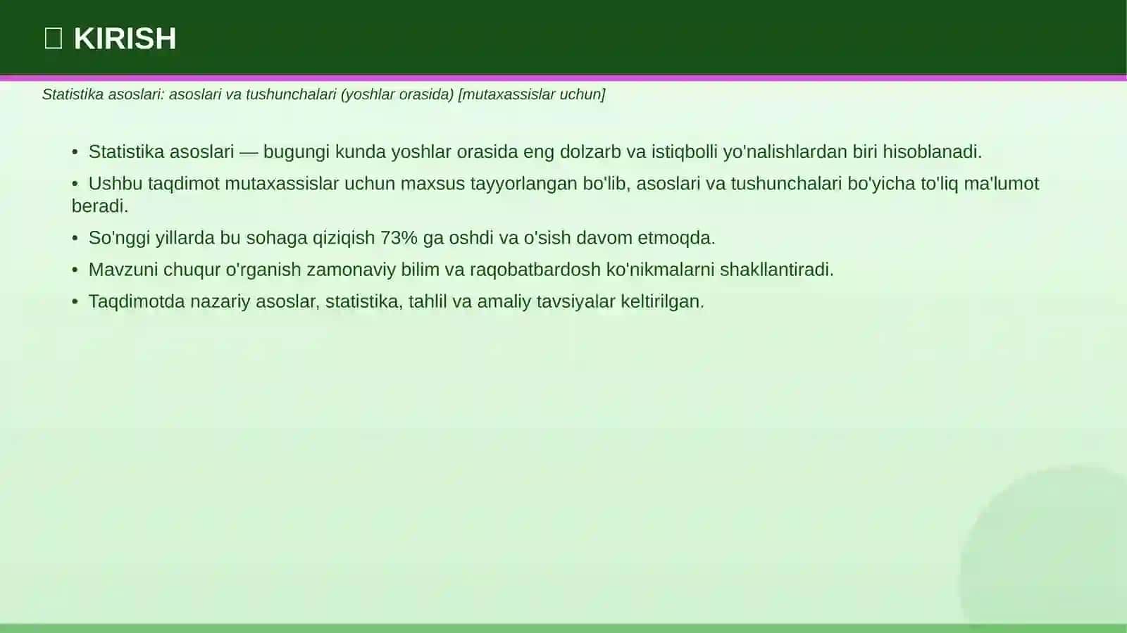 Statistika Asoslari 3