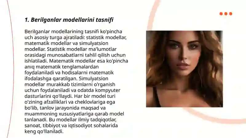 Berilganlar modellari 3