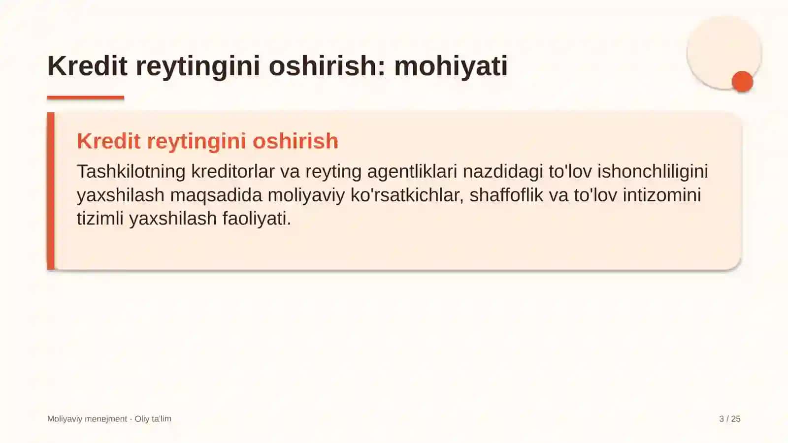 mehmonxona tarmoqlarida kredit reytingini oshirish 3334 3