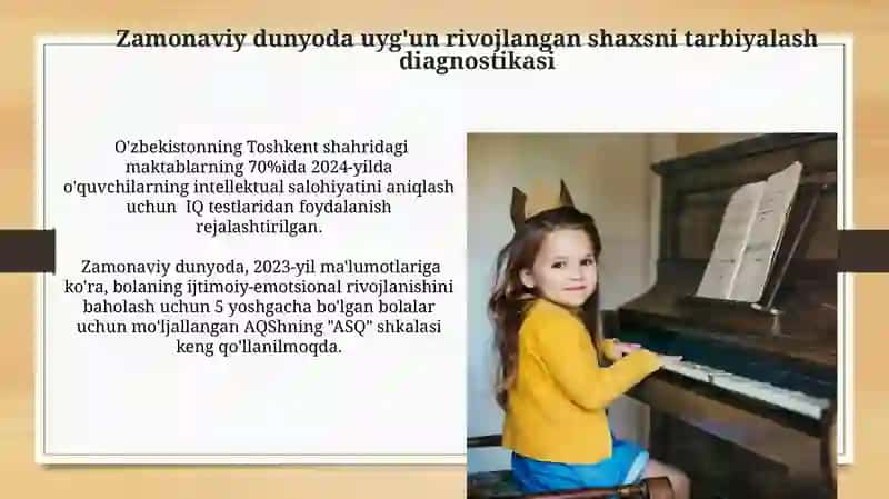 Zamonaviy Sharoitda Uyg'un Tarbiyaning Diagnostikasi 3